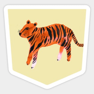 pocket- big cat - tiger 3 Sticker